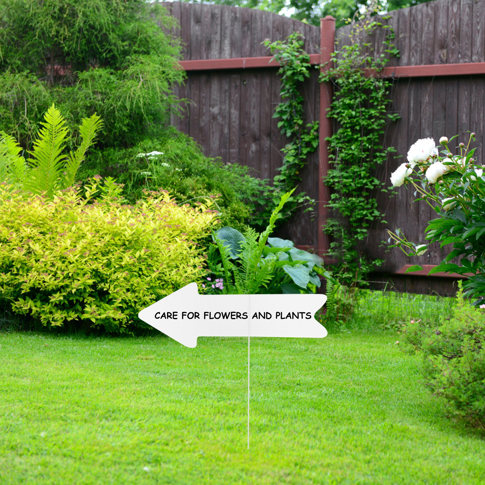 Yard Sign Blank - 5Pcs Blank Plastic Yard Signs with