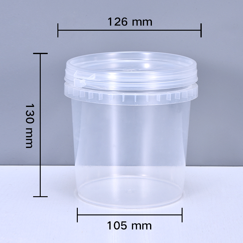 Empty 1L plastic bucket with L - Water Bottle Blank avis et prix