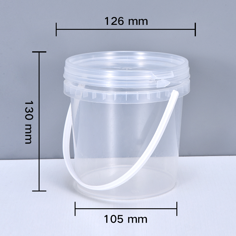 Empty 1L plastic bucket with L - Water Bottle Blank avis et prix