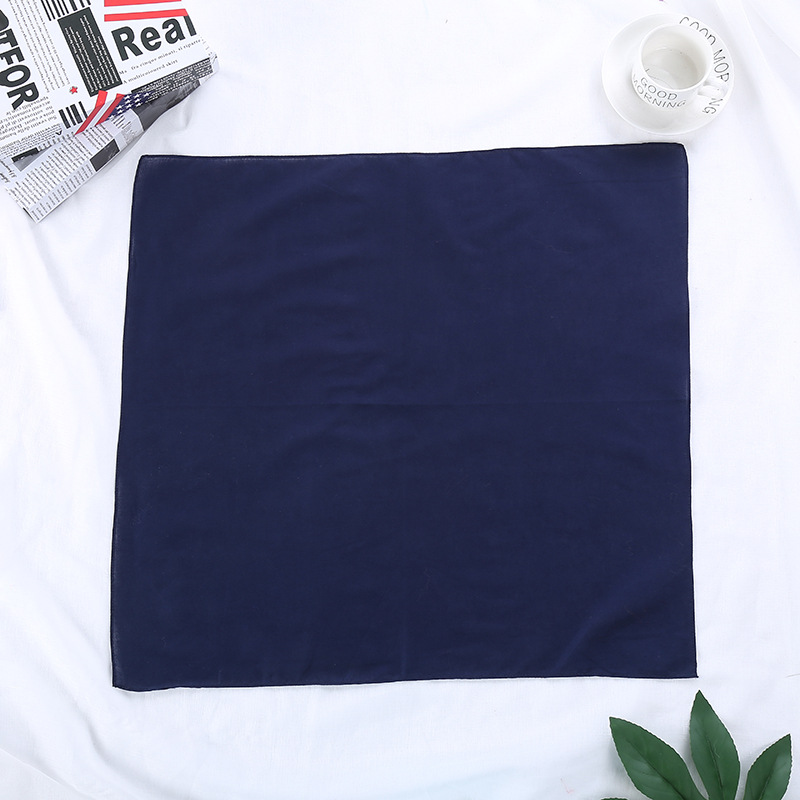 Headscarf Cotton Solid Color R - Bandana Blank White avis et prix