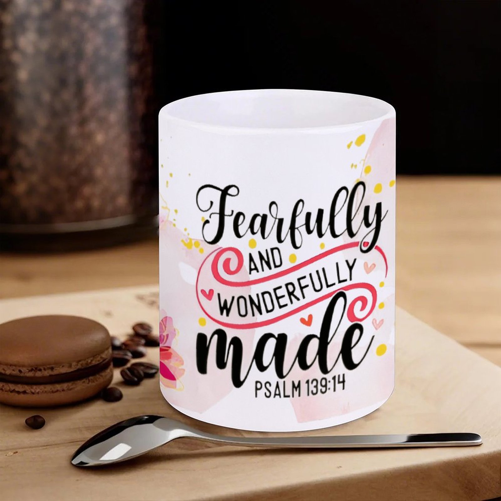 Fearfully And Wonderfully Made - Sublimation Mug White avis et prix