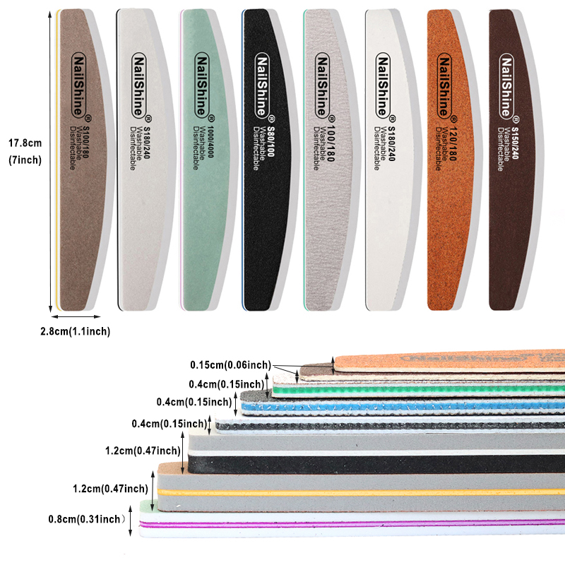 8Pcs/Box Nail File Buffer Kit  - Photo Acrylic Block avis et prix