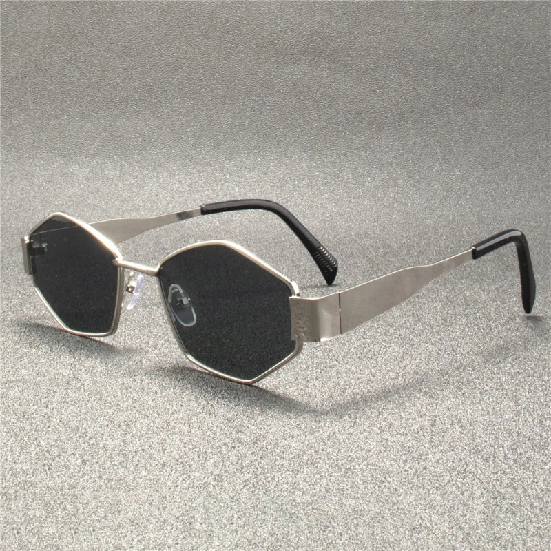 Vintage Punk Style Sunglasses  - Metal Photo Panel avis et prix
