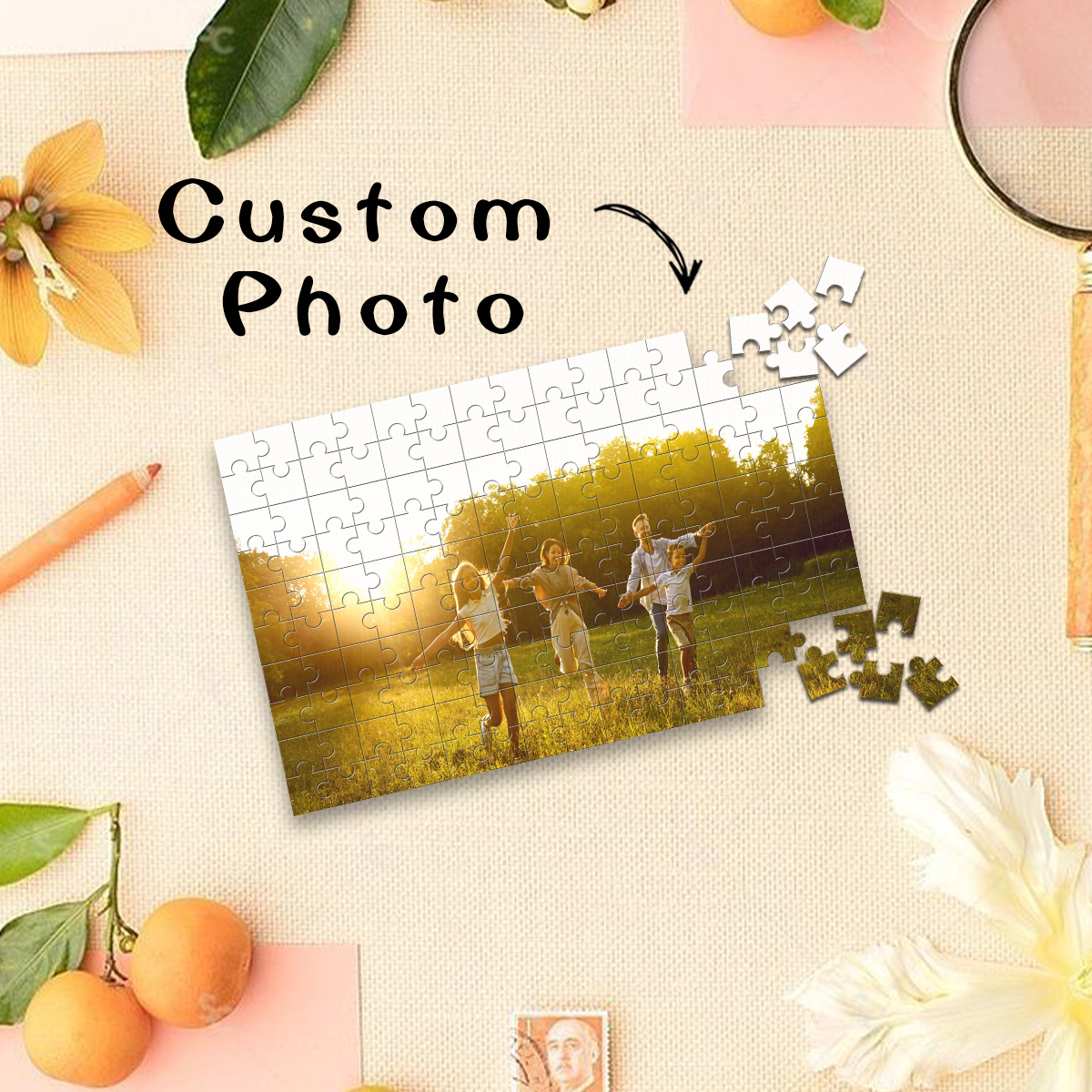 1pc Custom Photo Single Portra - Puzzle Blank White avis et prix