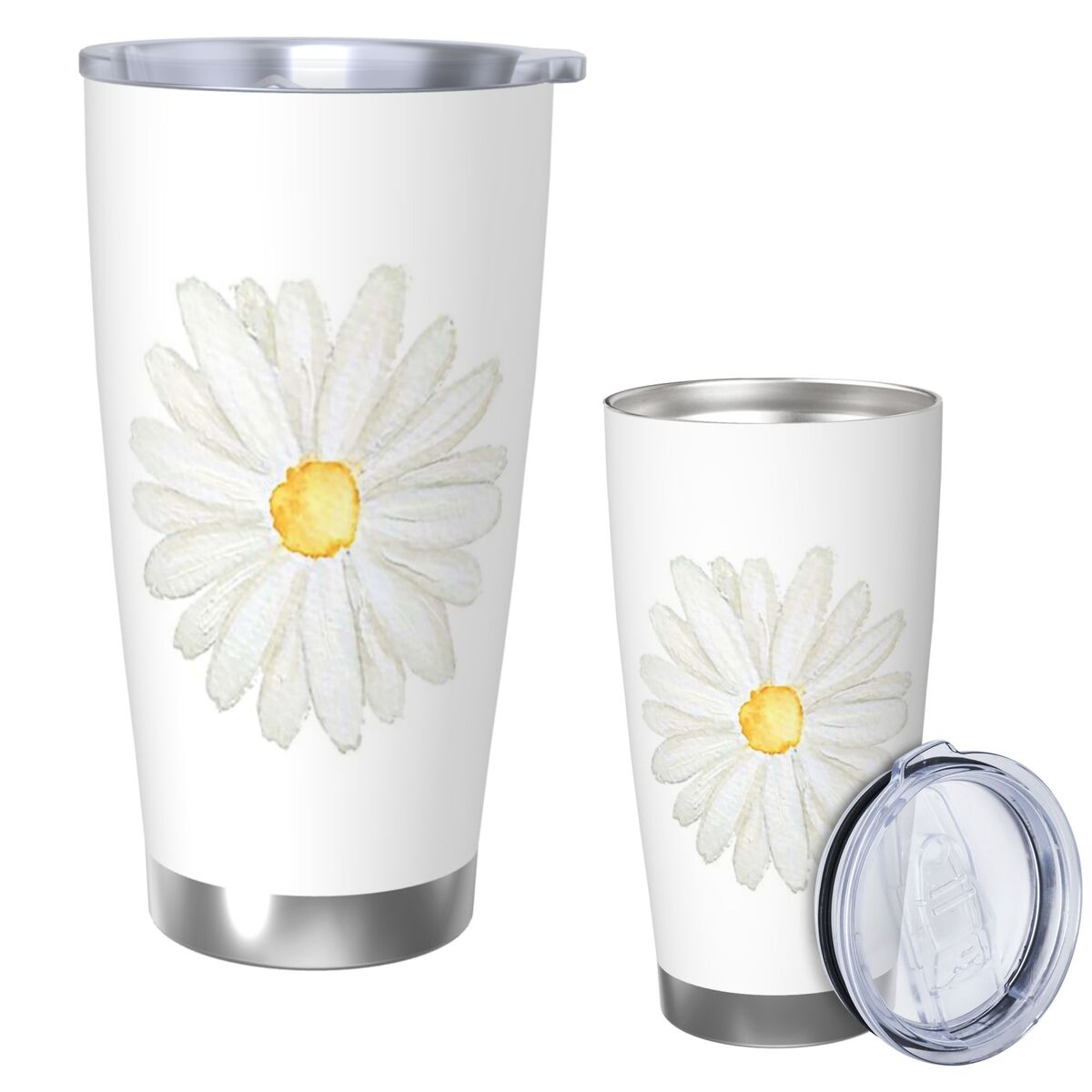 Hand Painted One Little White  - Tumbler 20Oz White avis et prix