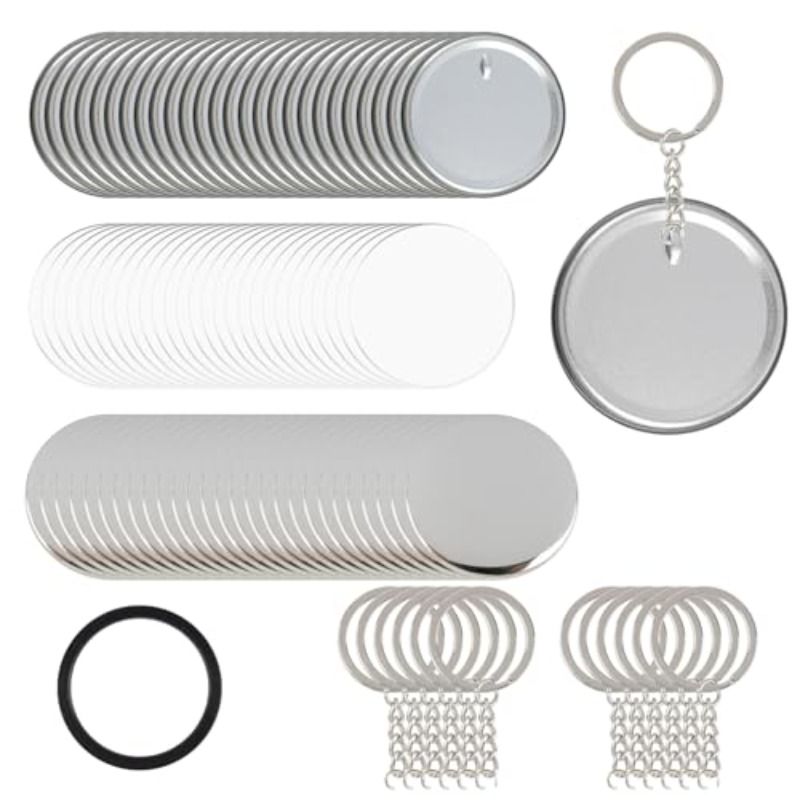 100 Sets 58 Mm/ 44 Mm Button M - Button Badge Blank avis et prix