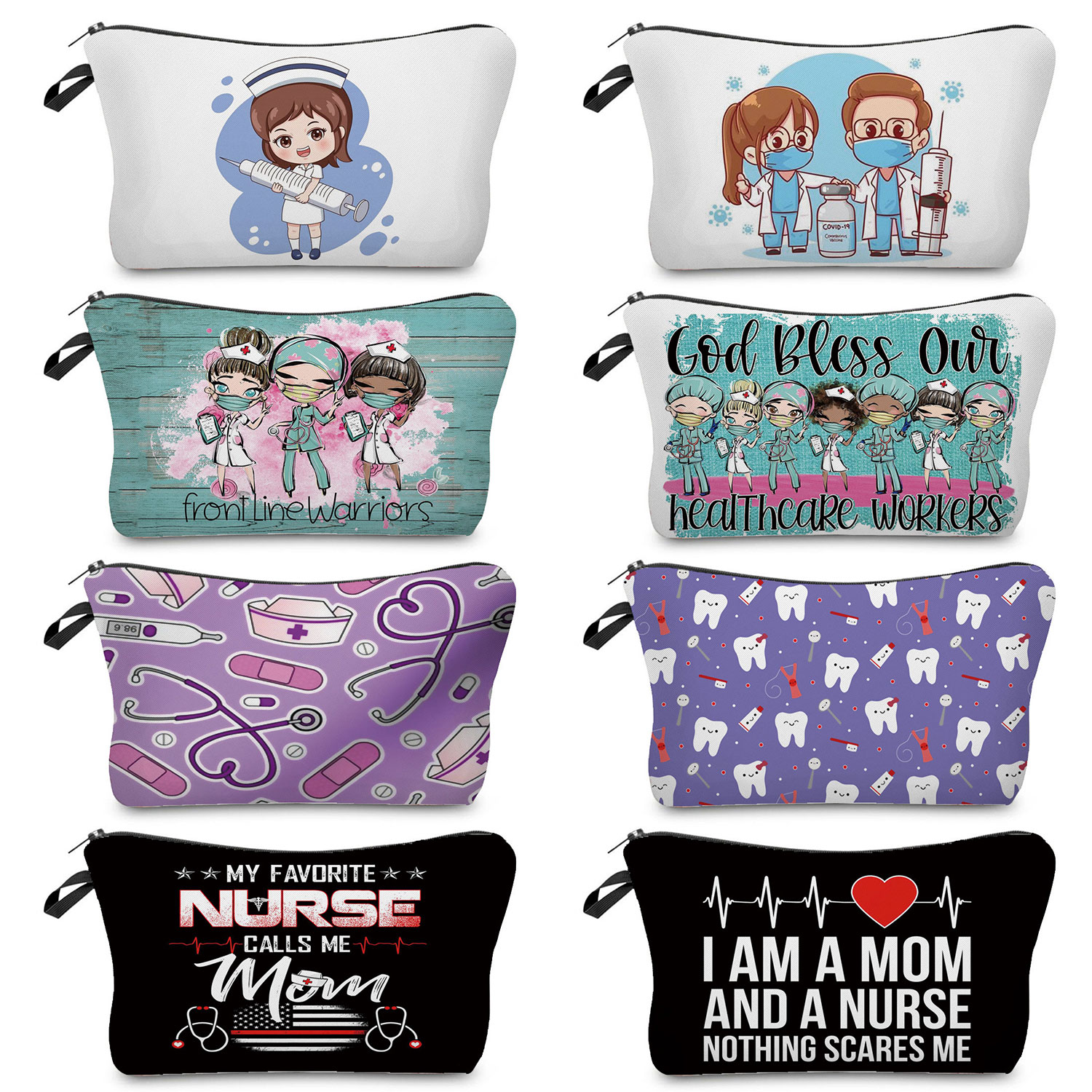 Cartoon Dentist Nurse Print Co - Pillow Cover Sublimation avis et prix