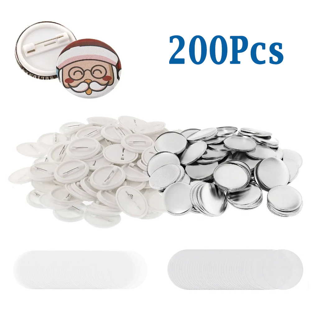 200pcs DIY Round Badge Making  - Button Badge Blank avis et prix