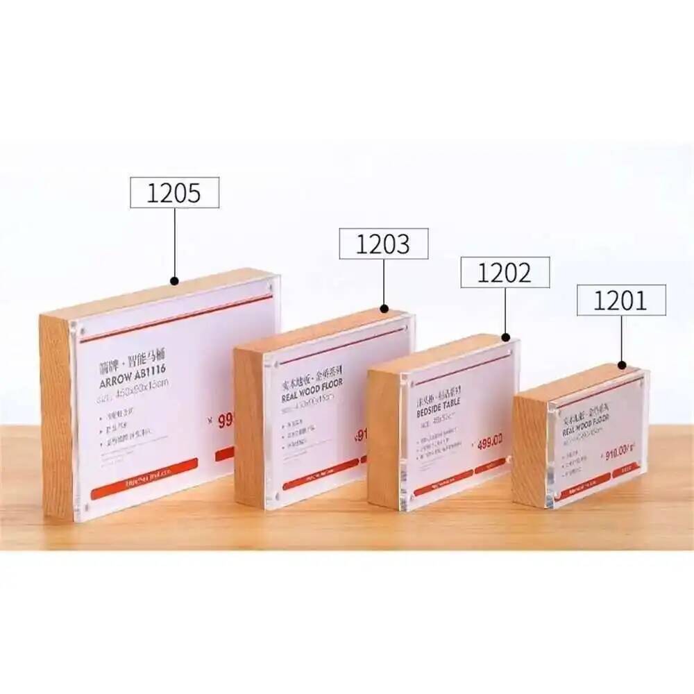 Desk Price Card Display Magnet - Photo Acrylic Block avis et prix