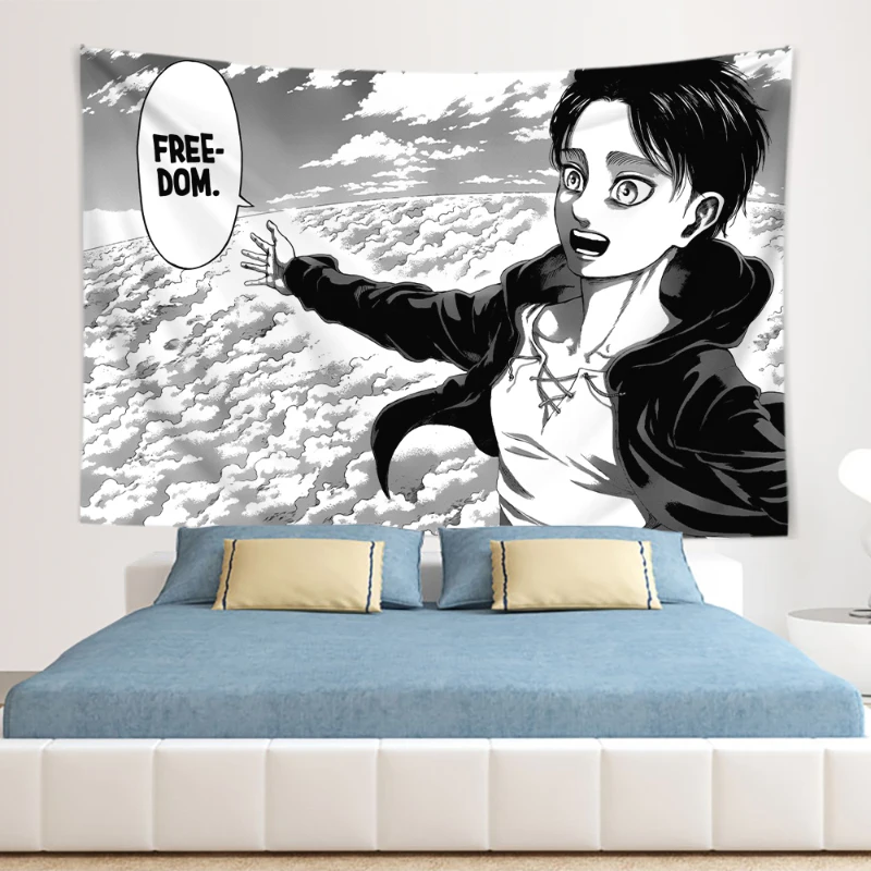 Eren Yeager Freedom Manga Post - Canvas Wrap Ready avis et prix