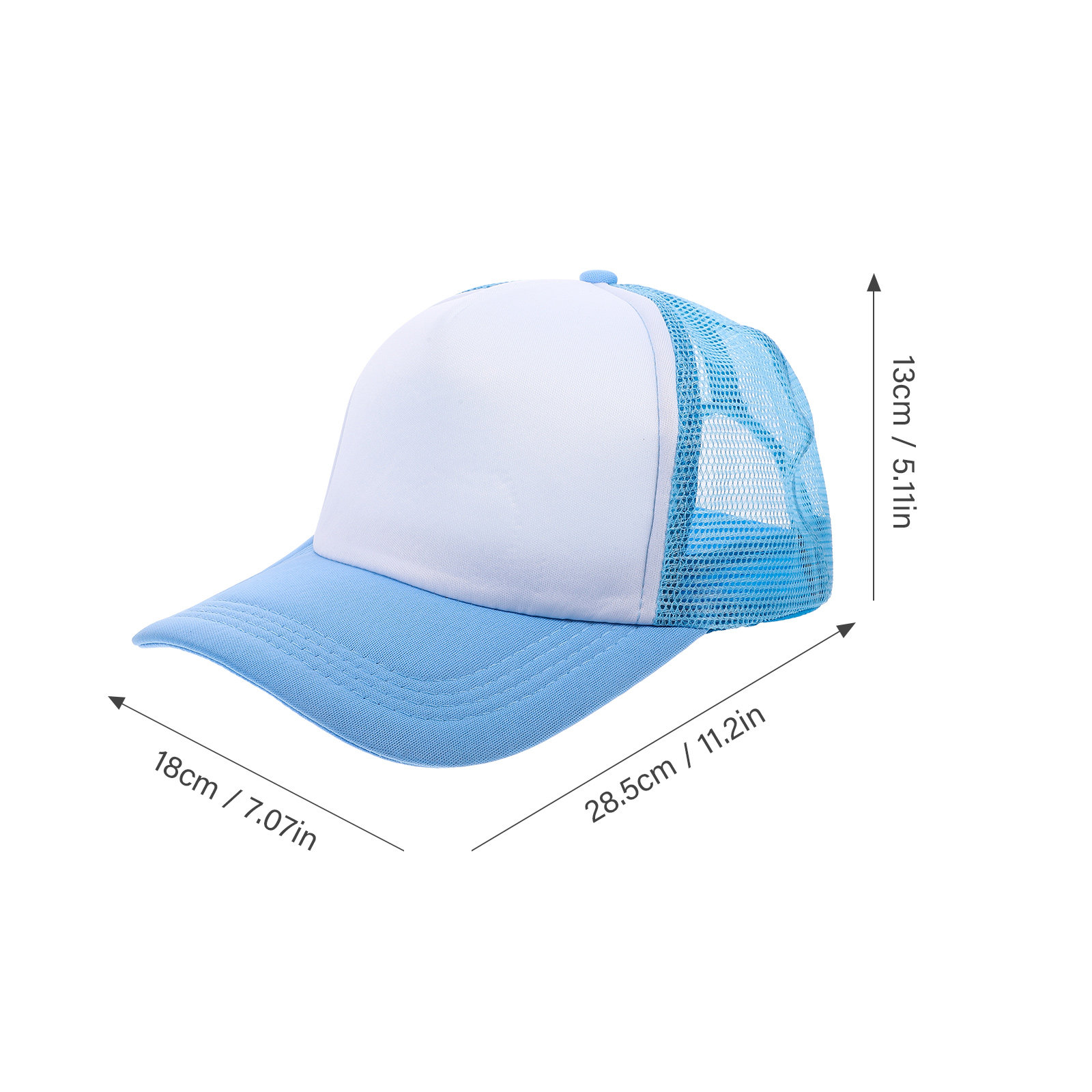10Pcs Blank Baseball Hats Mesh - Hat Sublimation Blank avis et prix