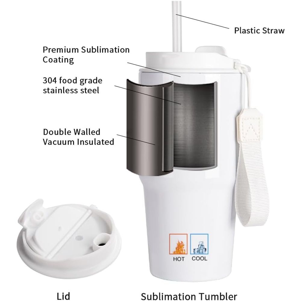 20 oz White Sublimation Tumble - Tumbler 20Oz White avis et prix