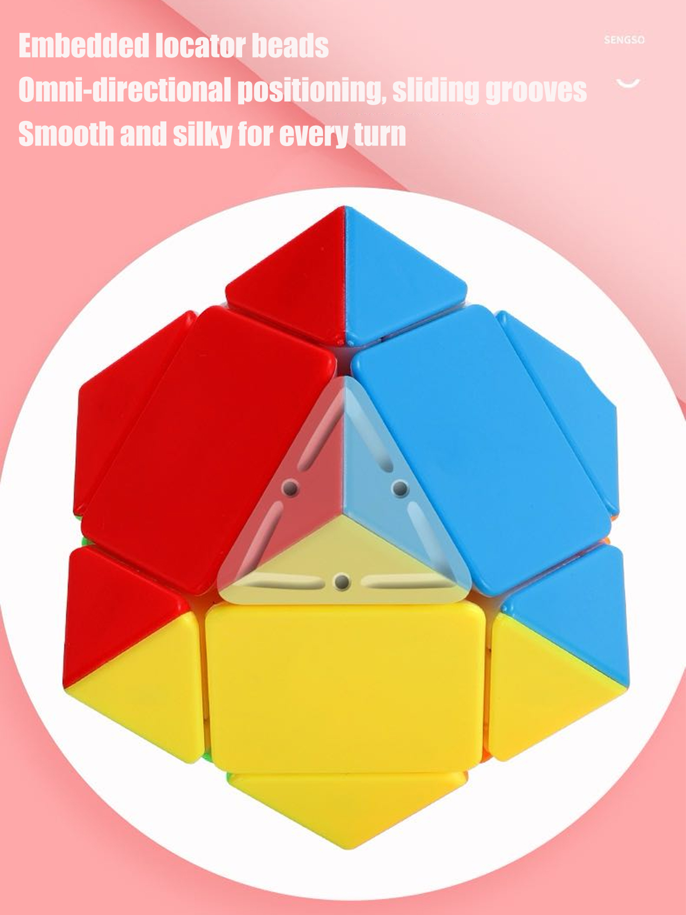 SENGSO Skewb Speed Cube Sticke - Puzzle Blank White avis et prix