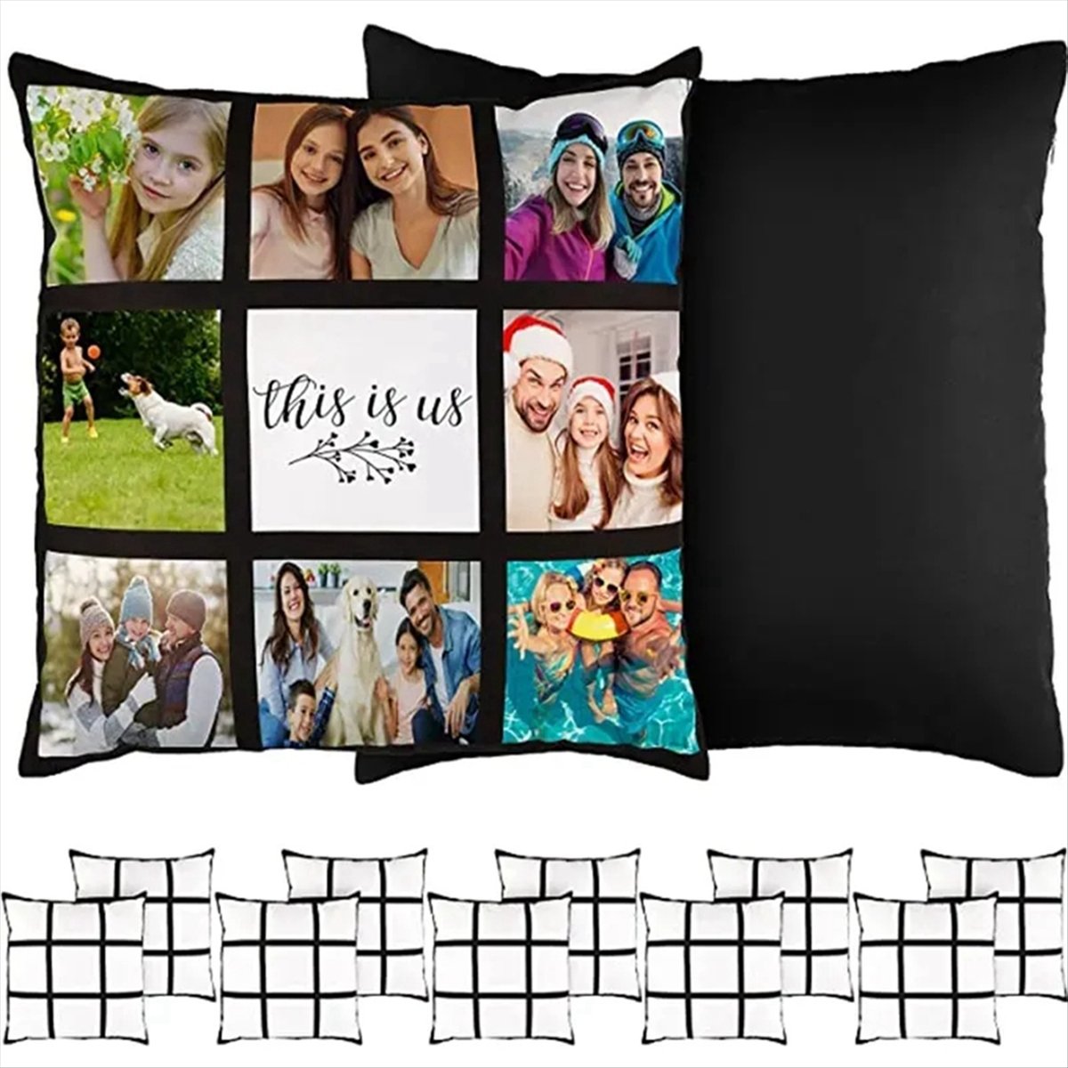 A75K 6Pcs Sublimation Blank Pa - Pillow Cover Sublimation avis et prix