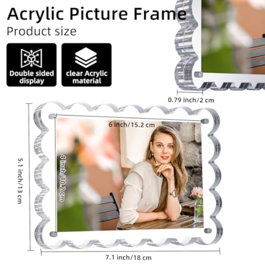 3 Pack Acrylic Picture Frame.  - Photo Acrylic Block avis et prix