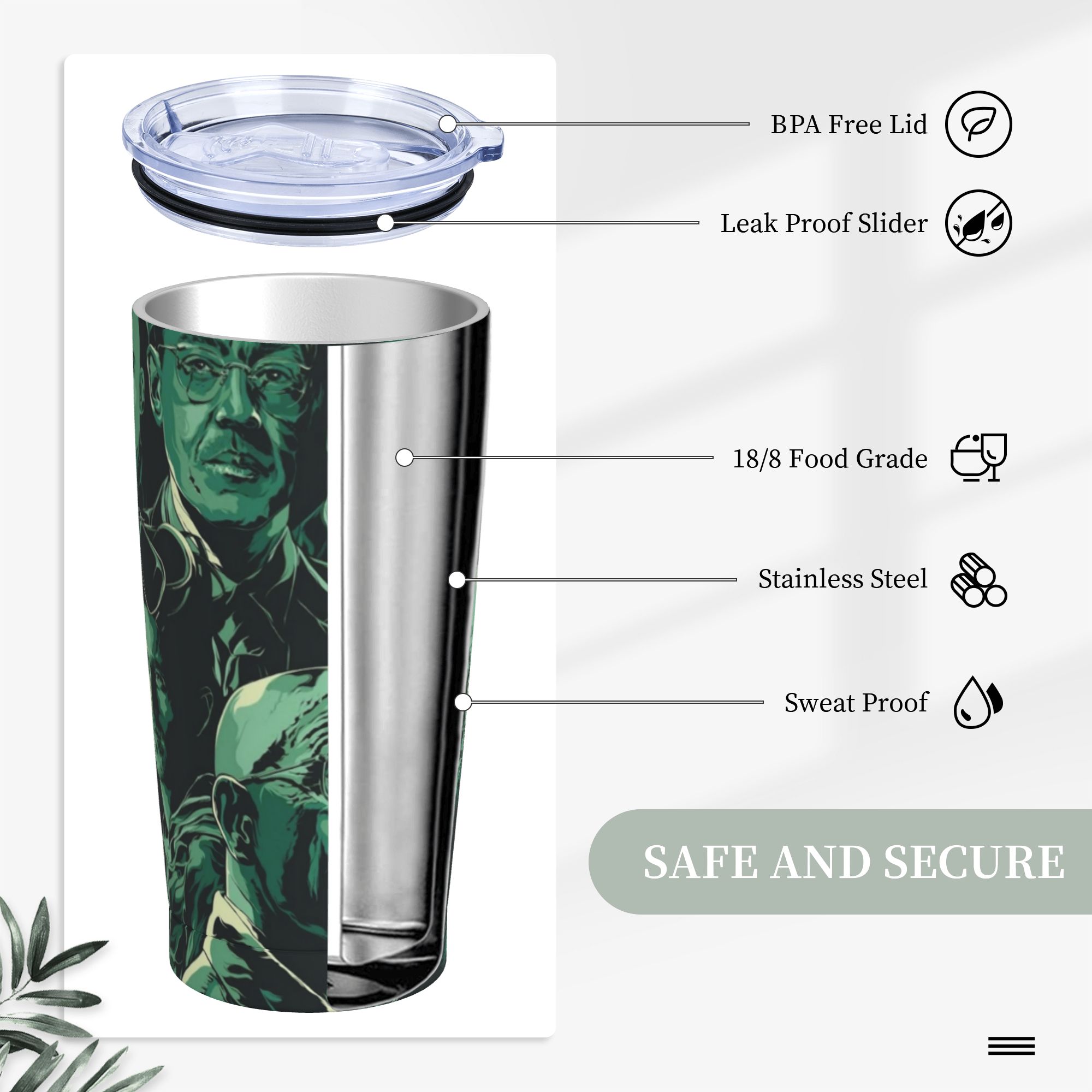 Breaking Bad Walter White Insu - Tumbler 20Oz White avis et prix
