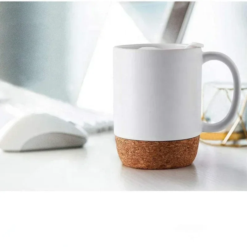 Coffee Mug with Cork Base Bott - Sublimation Mug White avis et prix