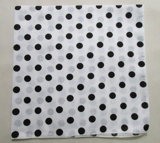 2025 New Fashion Cotton Black  - Bandana Blank White avis et prix