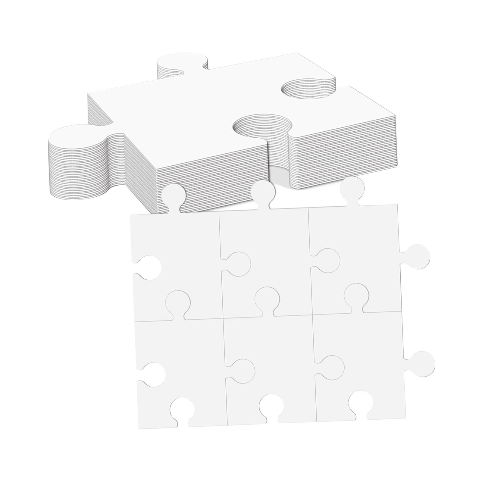 White Cardboard Blank Jigsaw P - Puzzle Blank White avis et prix
