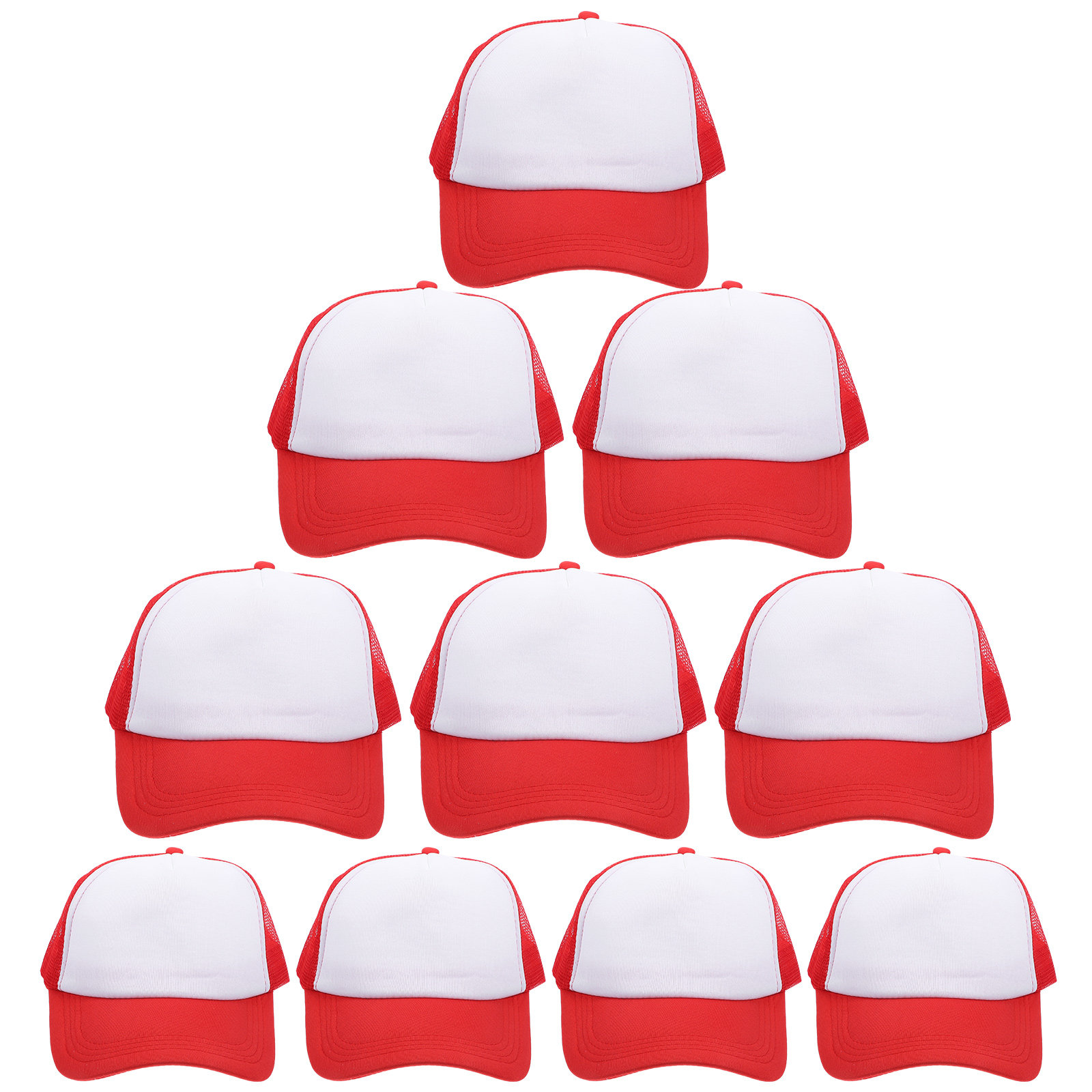 10Pcs Blank Mesh Baseball Caps - Hat Sublimation Blank avis et prix