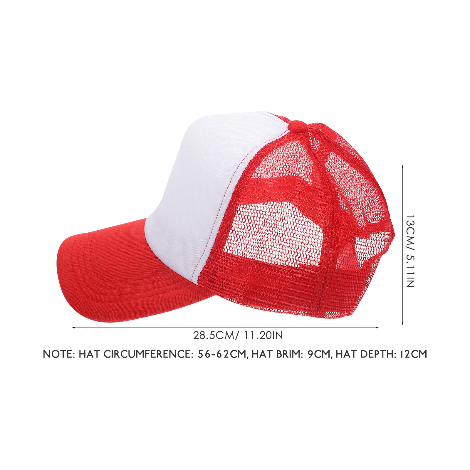 10Pcs Blank Mesh Baseball Caps - Hat Sublimation Blank avis et prix