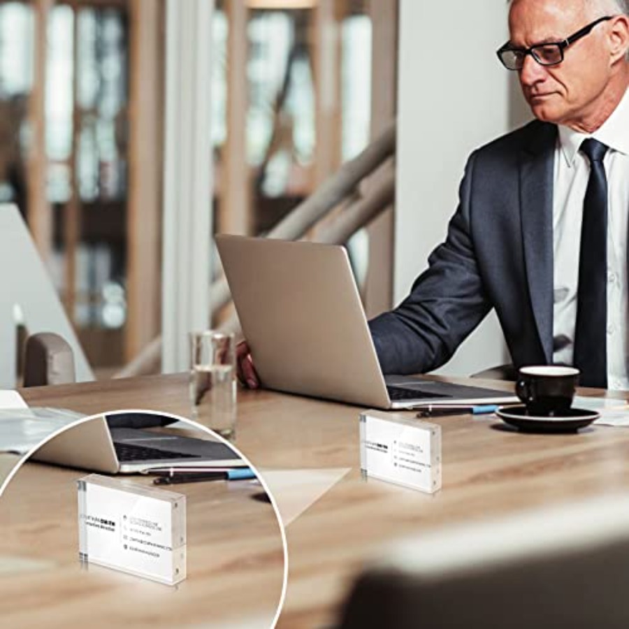 Acrylic Business Card Frame 2. - Photo Acrylic Block avis et prix