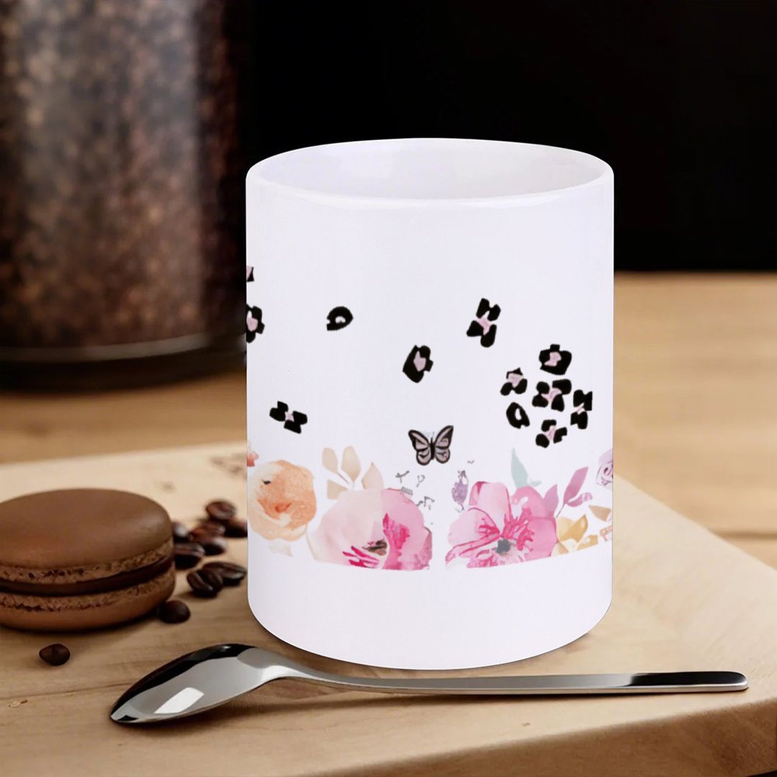 A Watercolor Painting Of Flowe - Sublimation Mug White avis et prix
