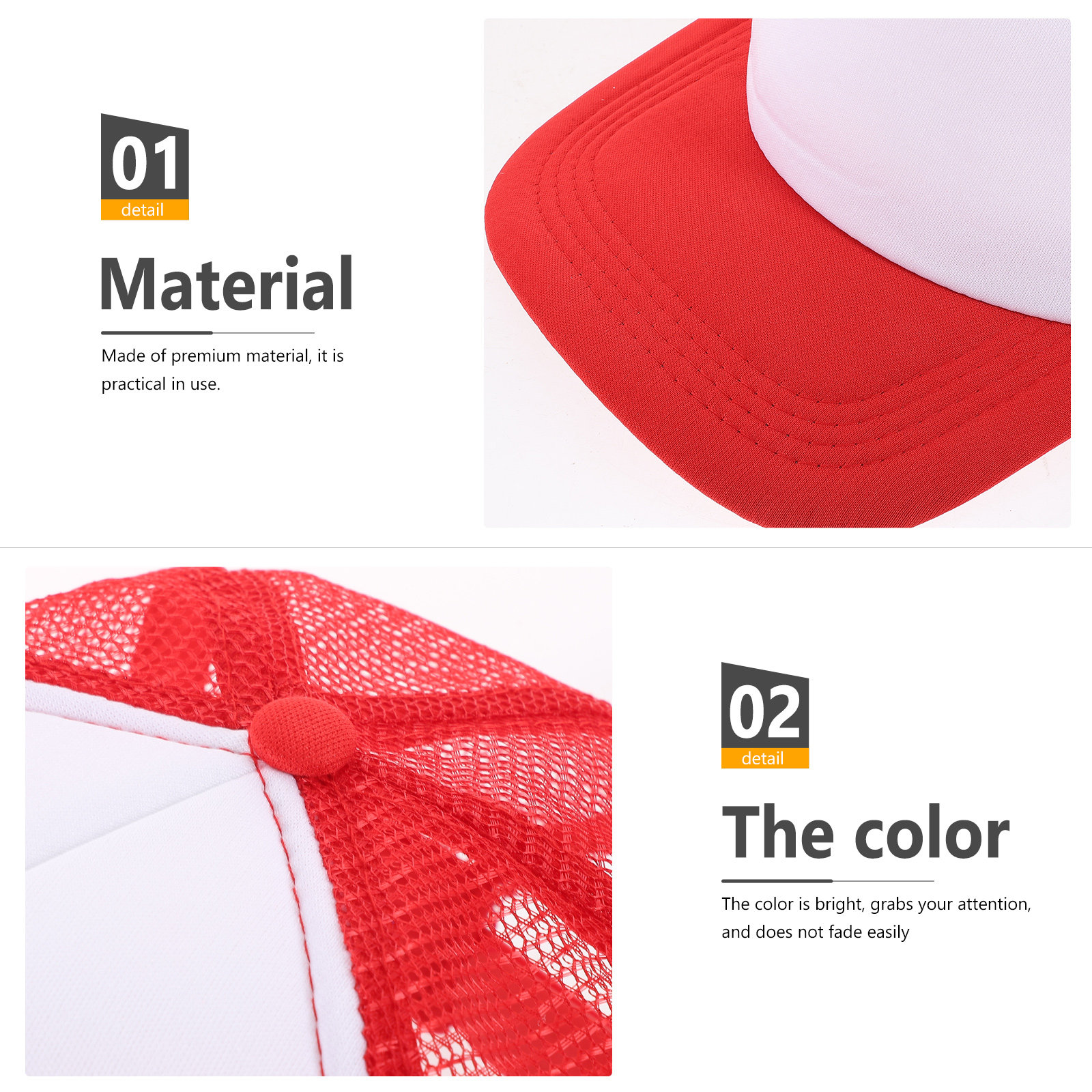 10pcs Blank Mesh Baseball Caps - Hat Sublimation Blank avis et prix
