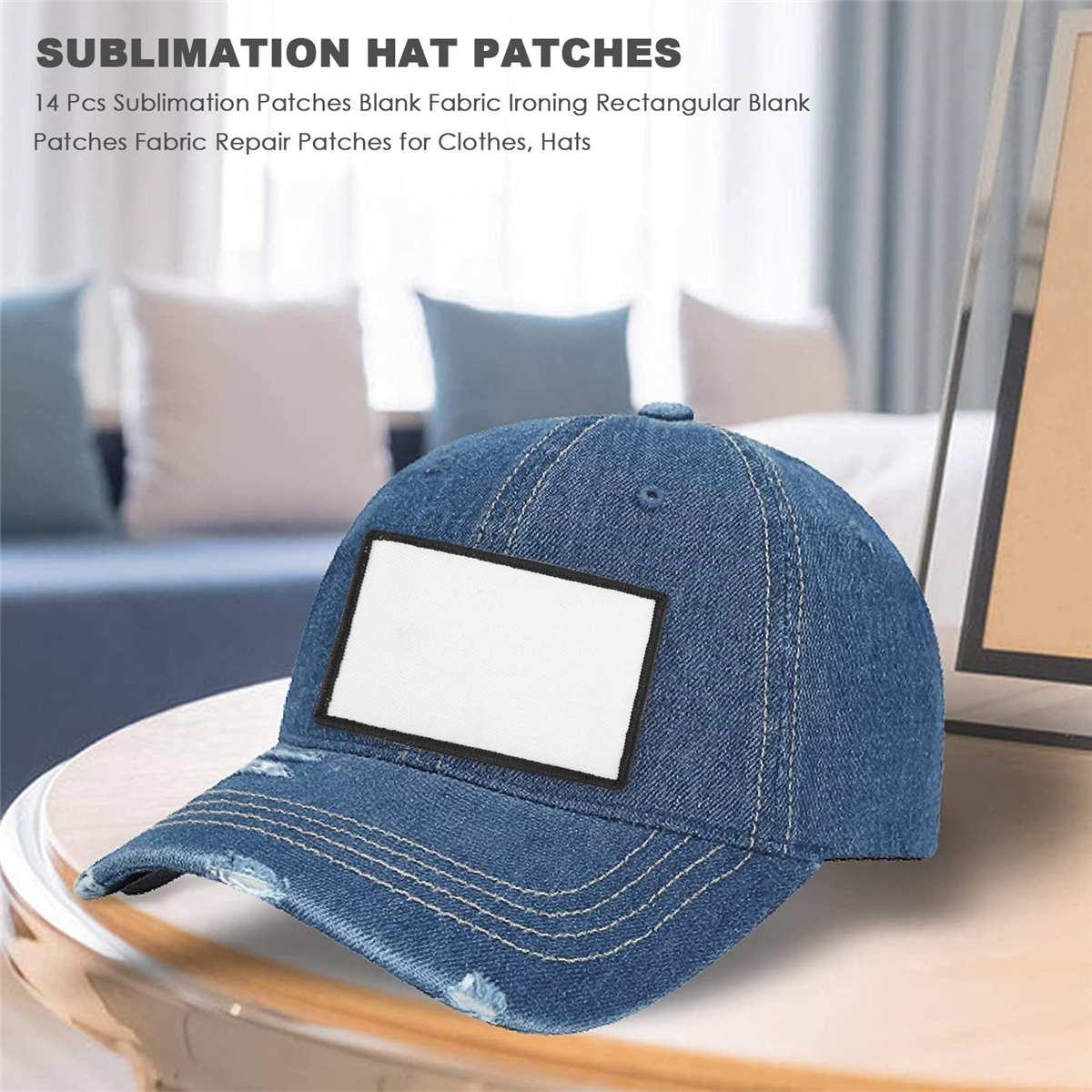 ABVA-14 Pcs Sublimation Patche - Hat Sublimation Blank avis et prix
