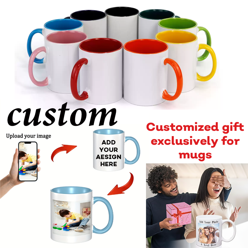 Custom Ceramic Mug Color Insid - Sublimation Mug White avis et prix