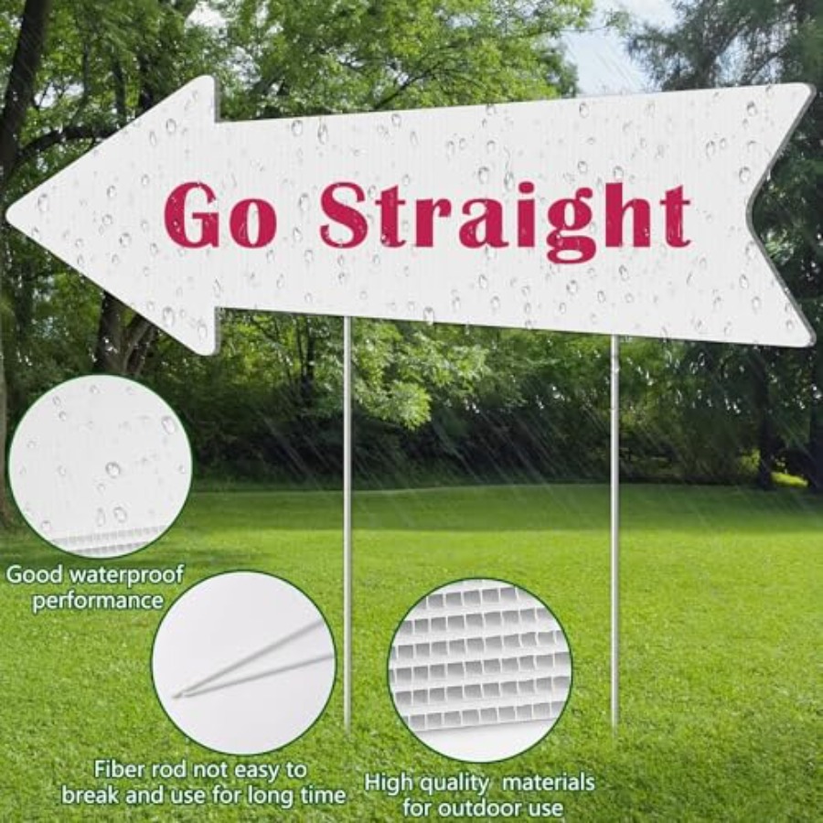 Blank-Arrow-Signs with Stakes  - Yard Sign Blank avis et prix