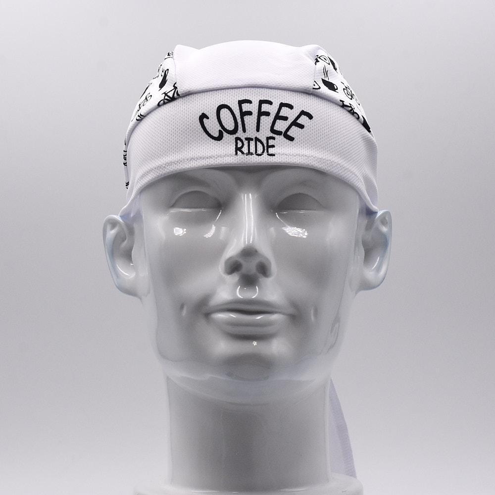 Classic Men White Cycling Cap  - Bandana Blank White avis et prix
