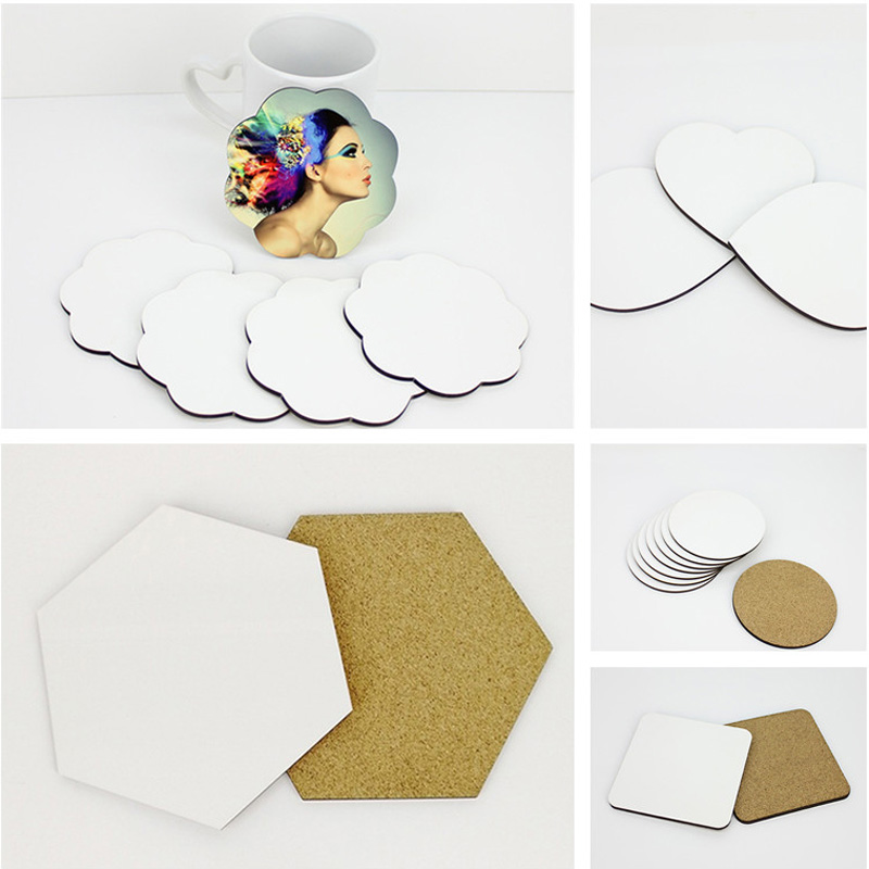 100Pcs/Lot DIY Sublimation Bla - Coaster Sublimation Blank avis et prix
