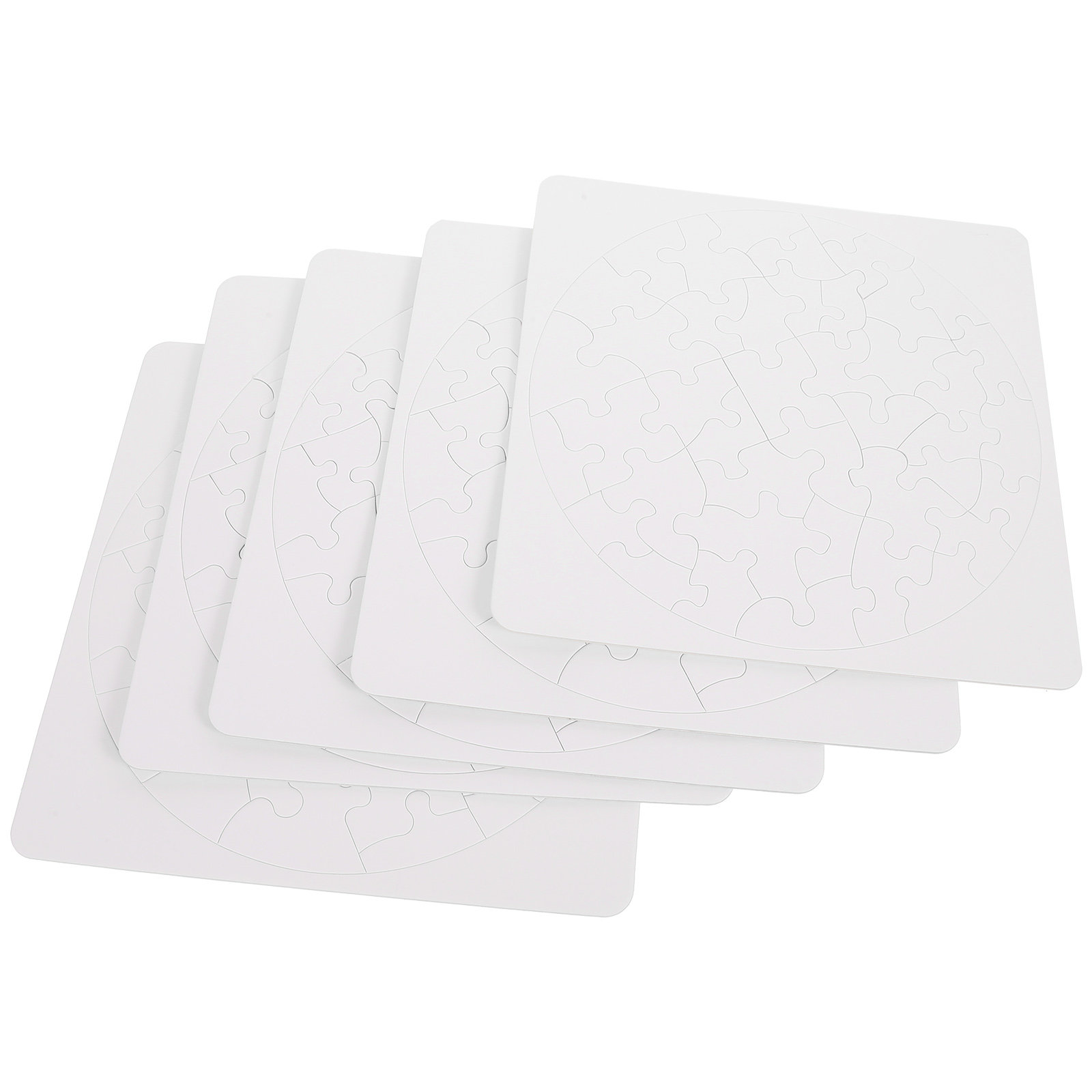 5 Sets Puzzle Sublimation Puzz - Puzzle Blank White avis et prix