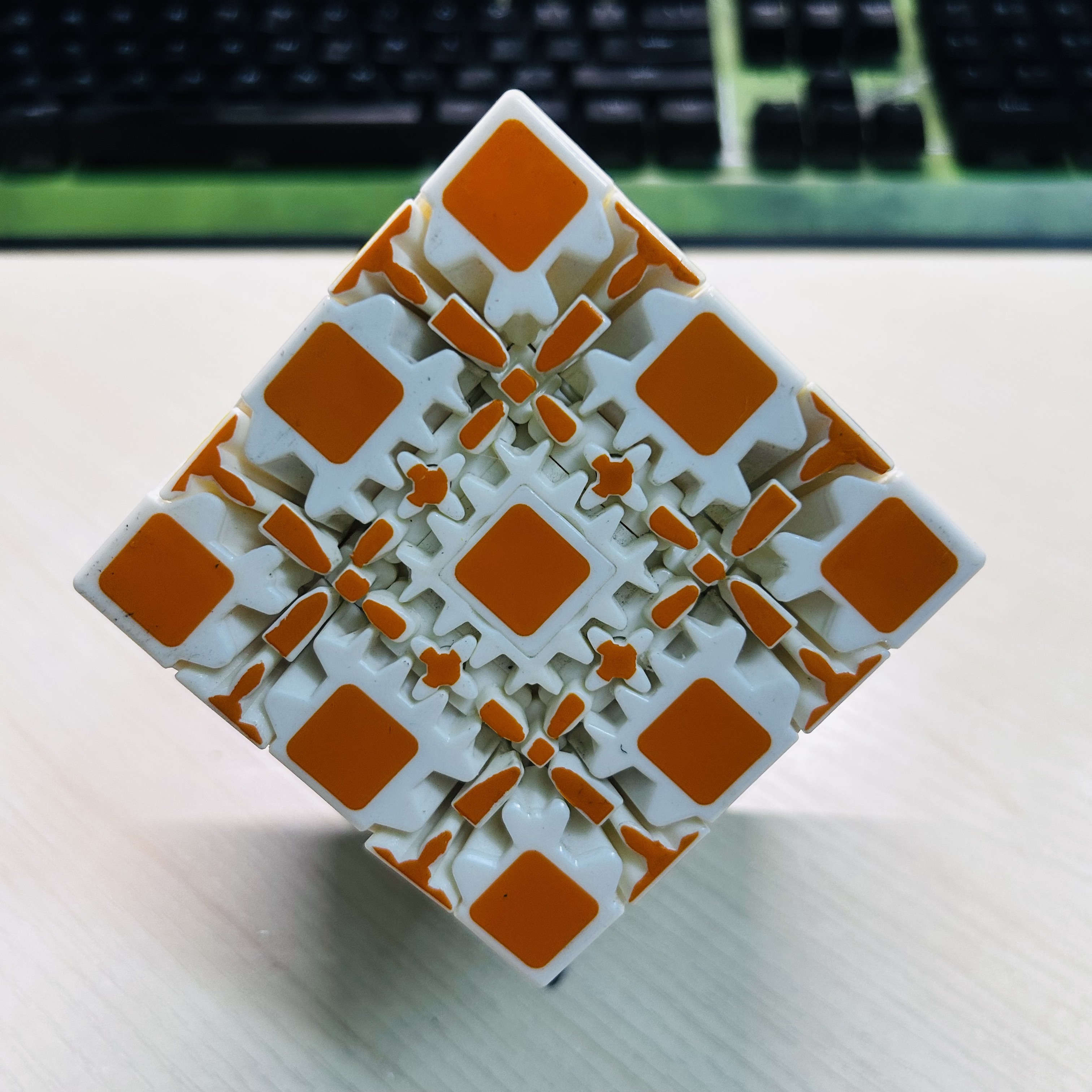 Collection Cube 5x5 Gear Cube  - Puzzle Blank White avis et prix