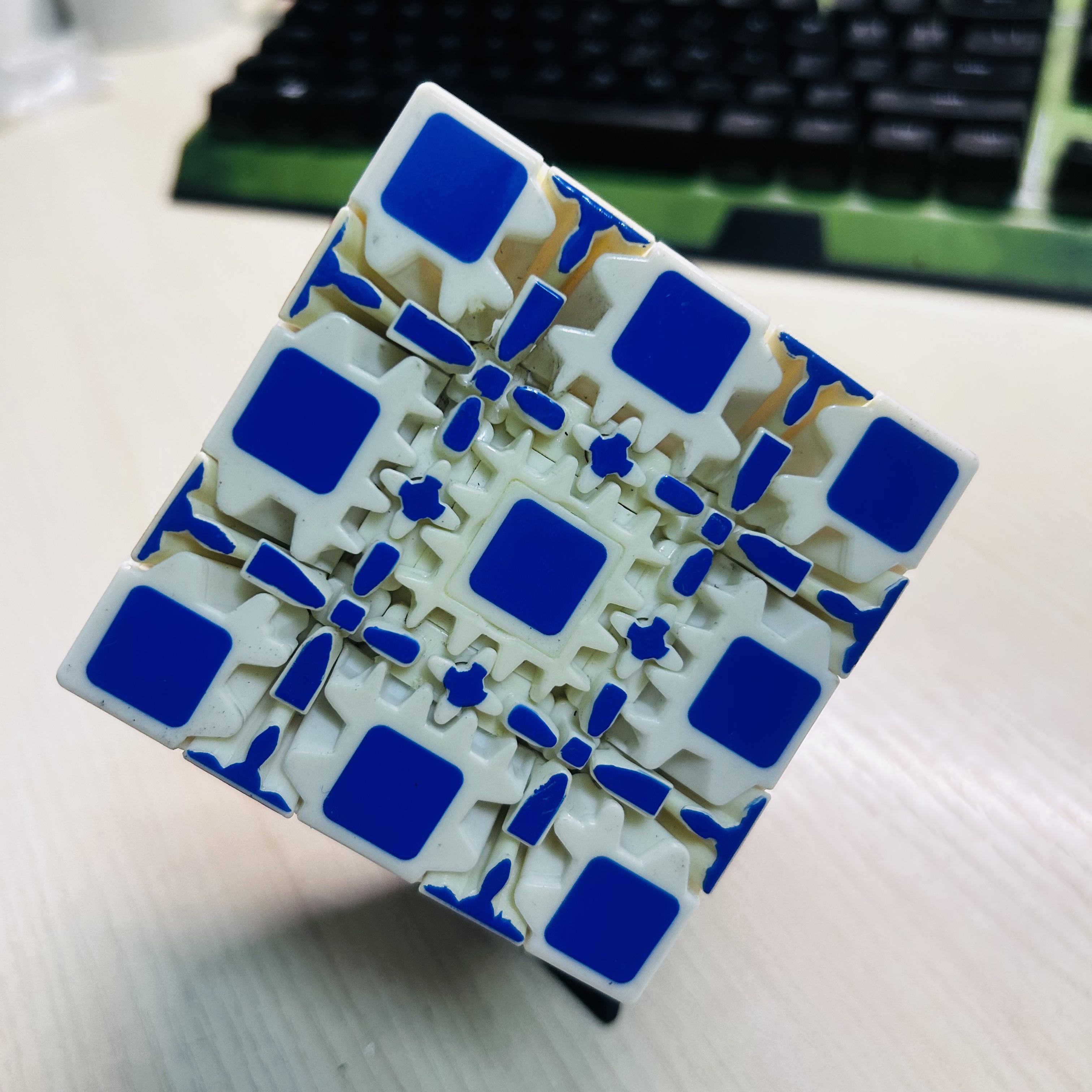 Collection Cube 5x5 Gear Cube  - Puzzle Blank White avis et prix