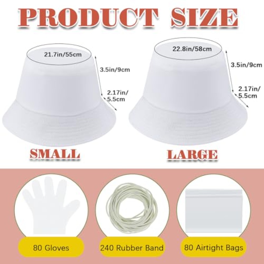 White cotton bucket hat for ti - Hat Sublimation Blank avis et prix