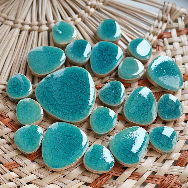 100g DIY Ceramic Mosaic Tiles  - Ceramic Tile Blank avis et prix